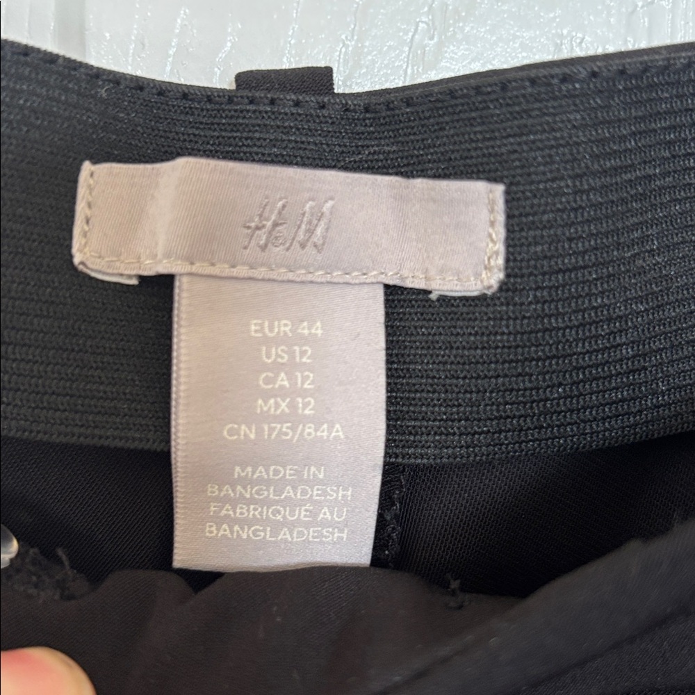 H&M Black Women's Trousers size 12 - Picture 5 of 6